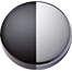Polished Chrome / Matte Black finish